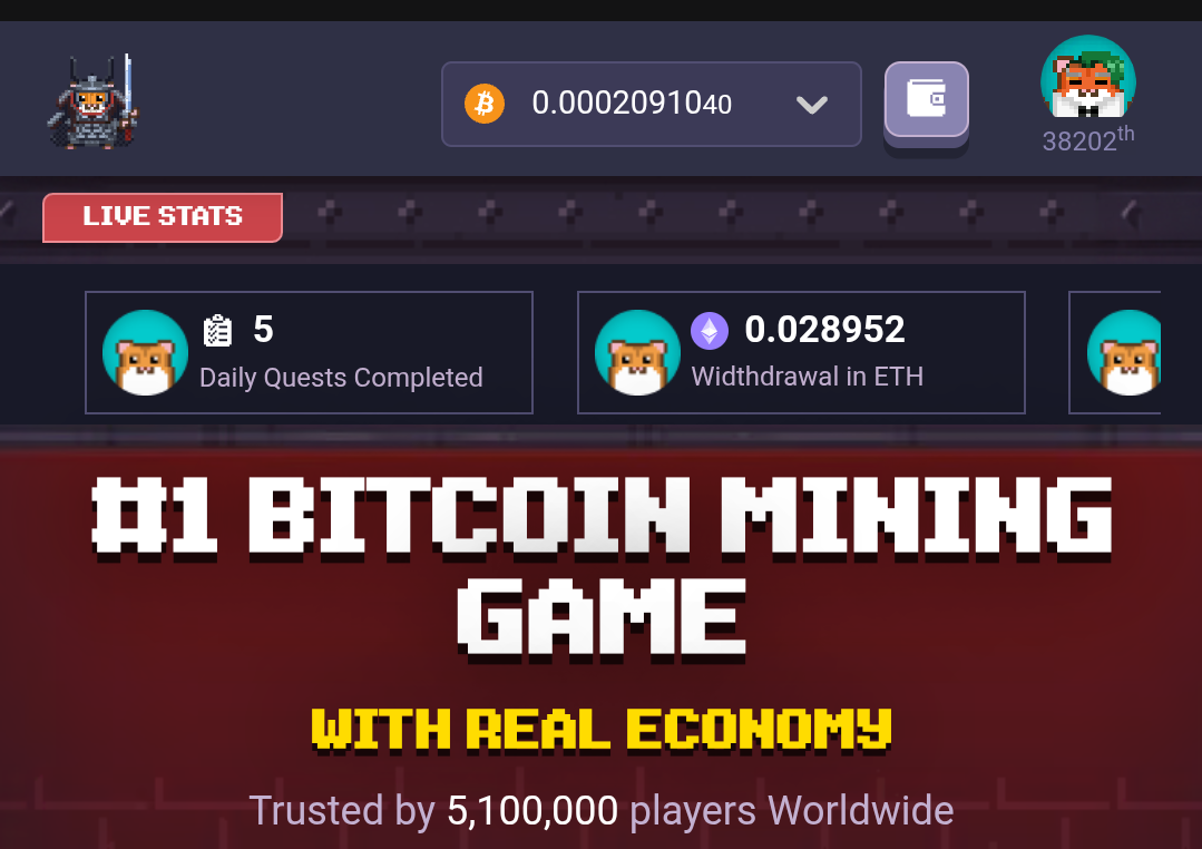 Rollercoin Bitcoin Mining